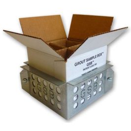 grout sample box fixture
