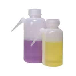 Wash Bottles with Side Spout