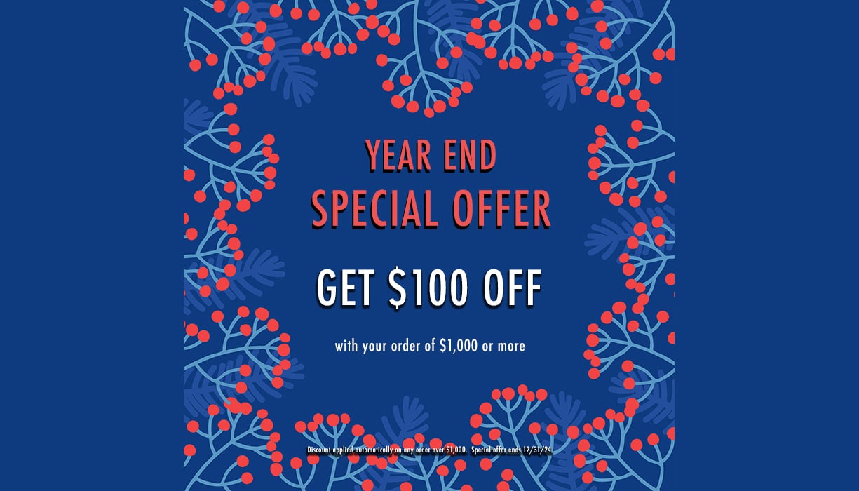 Year End Special Offer $100 Off